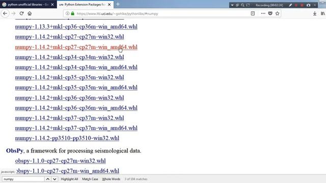 Python NumPy Tutorial - 2 - Installing NumPy From Wheel File On Windows - Hindi смотреть онлайн
