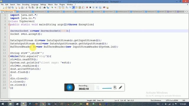 Socket Tutorial part 2 || Java Networking смотреть онлайн