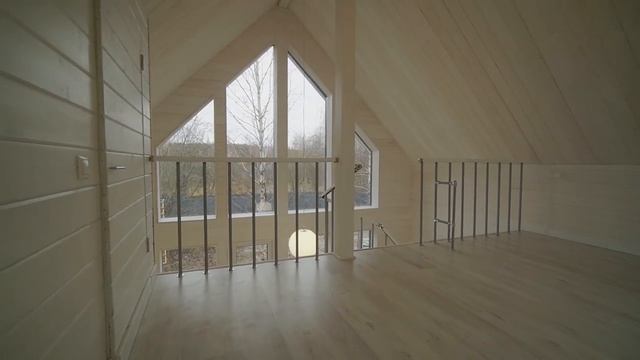 BARN-50 полутороэтажный барнхаус с сауной
