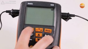 Testo 549 / 550 / 557. Базовые настройки