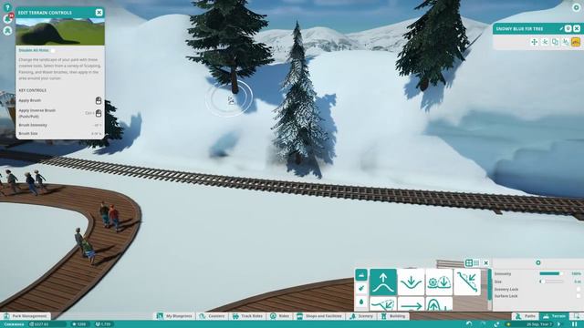 Planet coaster (Зимний Парк) Сугробы ❄5 смотреть онлайн