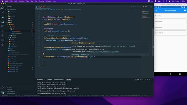 Flutter | SQLite | Drift : 10. Write Database Query смотреть онлайн
