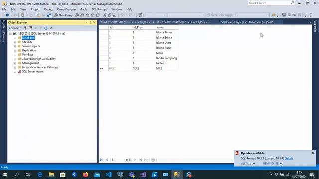 Menggunakan Left Join, Inner join dan Right Join di sql server #STMIKJayakarta2020 смотреть онлайн