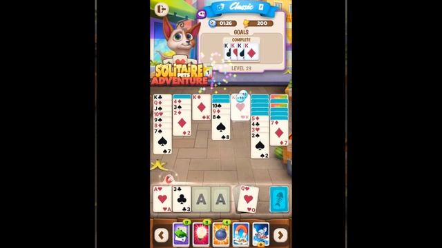 Solitaire Pets Adventure -Gameplay смотреть онлайн