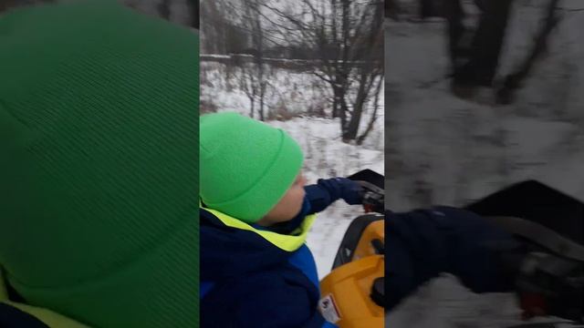 Прокат квадроциклов и снегоходов в Перми - Поездка на квадрике по зимней трассе смотреть онлайн