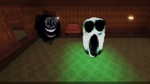 DOORS, BUT AMBUSH IS FRIENDLY! ROBLOX DOORS ANIMATION