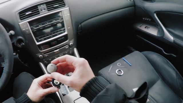 Lexus IS250 - Installing Red Engine Start Button!