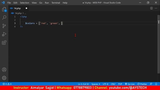 36. Count & Sizeof in php | array mehods in php| پي ايچ پ په پښتو کې смотреть онлайн