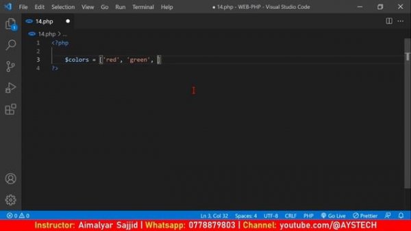 36. Count & Sizeof in php | array mehods in php| پي ايچ پ په پښتو کې