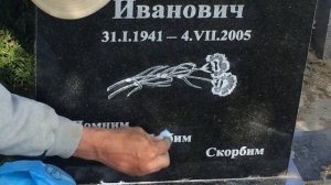 Уход за портретом на гранитном памятнике