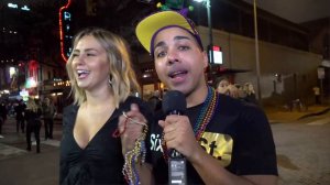 Girls Flashing the Camera in Public (Mardi Gras)