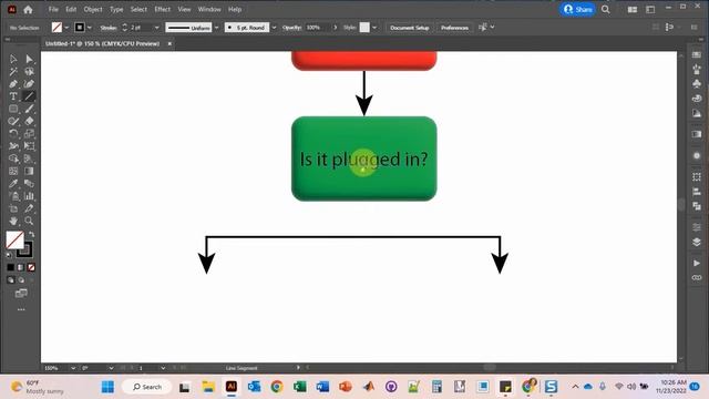 How to draw a flowchart in Adobe Illustrator смотреть онлайн