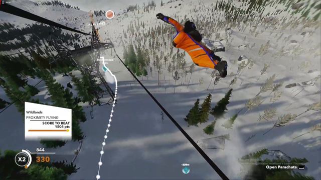 ГОНКА В Steep НА WINGSUIT! ЧУТЬ НА РАЗБИЛСЯ! смотреть онлайн