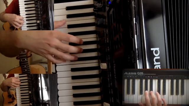 Daft Punk — "Around the World" accordion cover смотреть онлайн