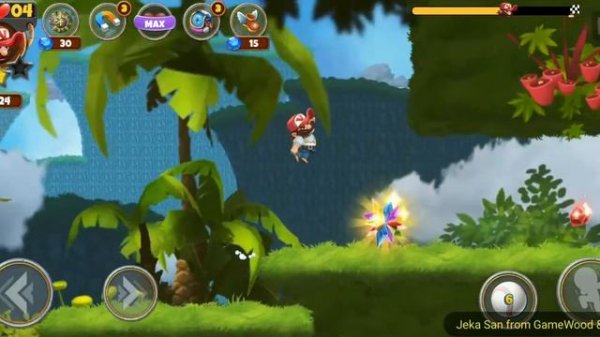 Level 1-24. Прохождение игры Super Jungle Jump на Android
