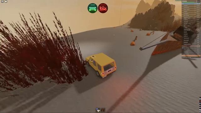 геймплей роблокса игра называется Drive Cars Down A Hill! Ведите машины вниз по склону! смотреть онлайн