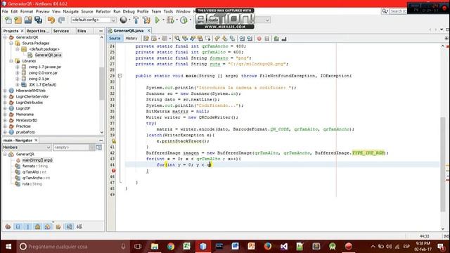 Como generar código QR en Java y ZXING смотреть онлайн