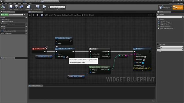 WTF Is? Set Random Stream Seed in Unreal Engine 4 ( UE4 ) смотреть онлайн