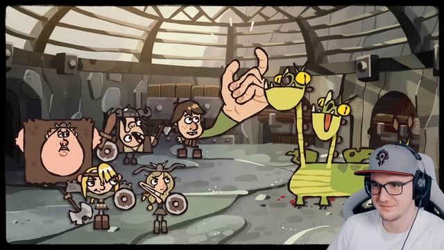 КАК ПРИРУЧИТЬ ДРАКОНА ► НАСТОЯЩАЯ ВЕРСИЯ (Ultimate “How Train Your Dragon” Recap Cartoon) | Реакция смотреть онлайн