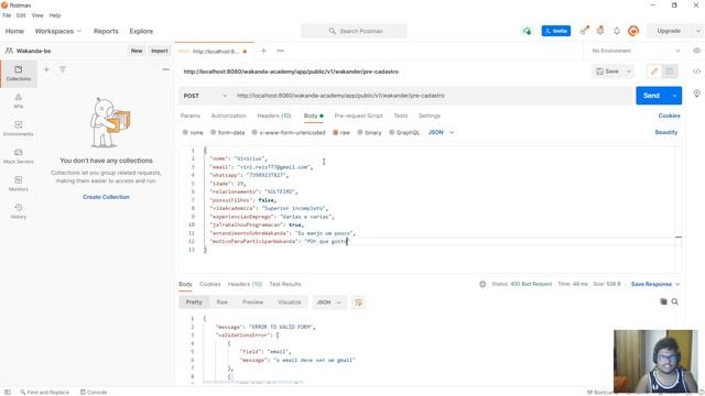 Como testar API Spring Boot, MongoDB, Docker - Pt 03-Importar request curl do Swagger para o Postma смотреть онлайн