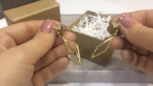 Серьги 2714 из желтого золота 585 пробы