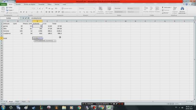 Ejercicio Práctico 1 Excel смотреть онлайн