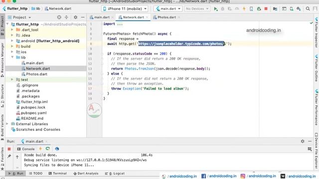 Flutter HTTP tutorial | Implement Network calls | Source in description | flutter coding смотреть онлайн