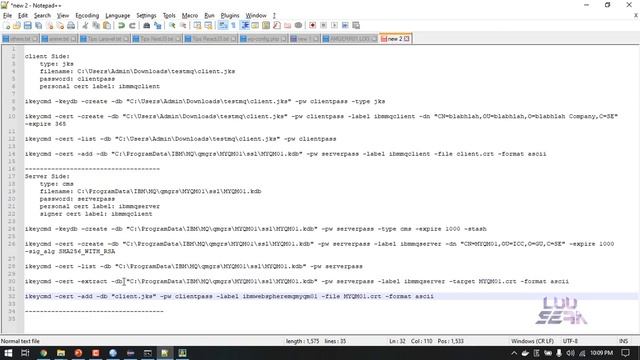 IBM MQ Explorer (version 9) | How to sercure SSL/TLS Communication смотреть онлайн
