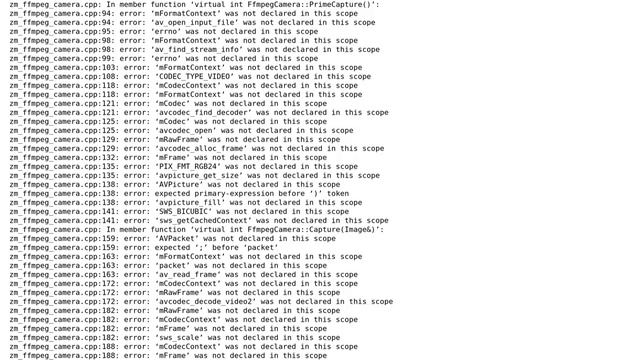 Unix & Linux: ZoneMinder compiling error: "missing binary operator before token "("" смотреть онлайн