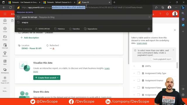 Power BI Rest API with PowerShell for beginners смотреть онлайн