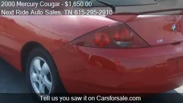 2000 Mercury Cougar Base for sale in Murfreesboro, TN 37129 смотреть онлайн