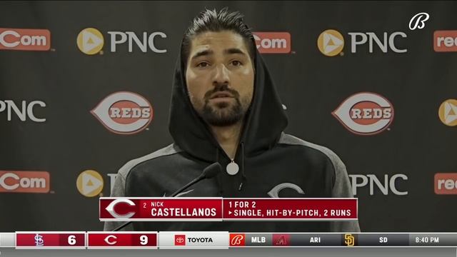Nick Castellanos full postgame comments on bench-clearing altercation between Reds-Cardinals смотреть онлайн