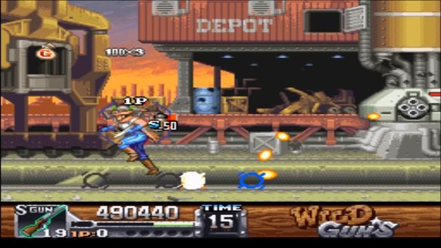 [SNES] Wild Guns Прохождение / Walkthrough смотреть онлайн