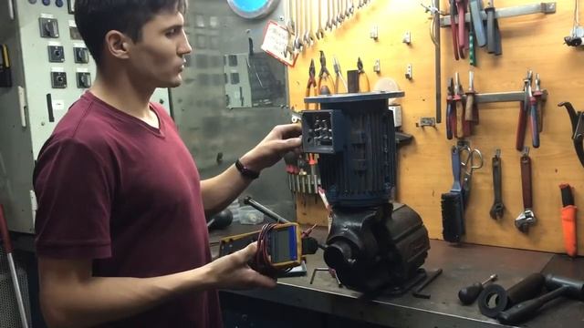 разборка и сборка электродвигателя часть 2 смотреть онлайн