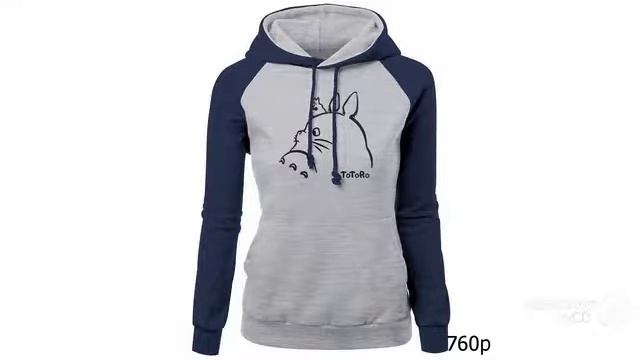 Покупки Одежды с AliExpress Тоторо Kawaii Женская толстовка осень зима смотреть онлайн