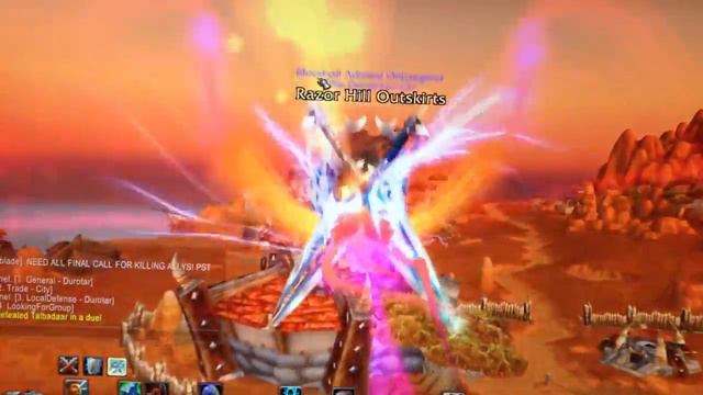 World of Warcraft Dual Wield Thunderfury Warrior смотреть онлайн