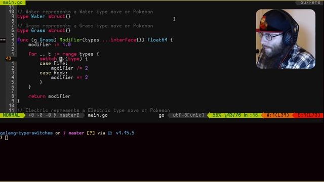 Using Pokemon to Explain Type Switches - Golang Type Switch Tutorial смотреть онлайн