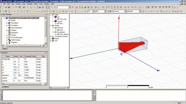 Использование Ansys HFSS для задач рассеяния электромагнитных волн ч.2.6 смотреть онлайн