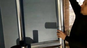 Установка печи буржуйки в комнате