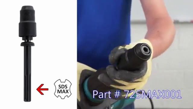 Utilizing an adapter for your SDS-Plus bits in an SDS-Max machine смотреть онлайн