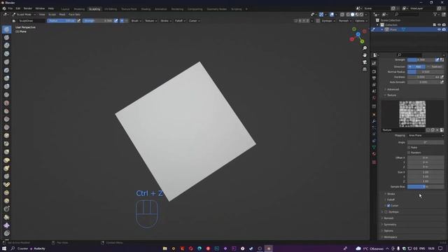 Как сделать свою кисть для скульптинга в Blender 3.0.0 смотреть онлайн