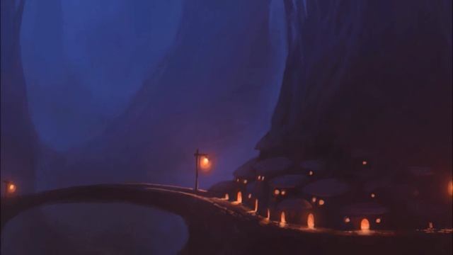 Photoshop Speedpaint - Fantasy concept art - Hidden Village смотреть онлайн