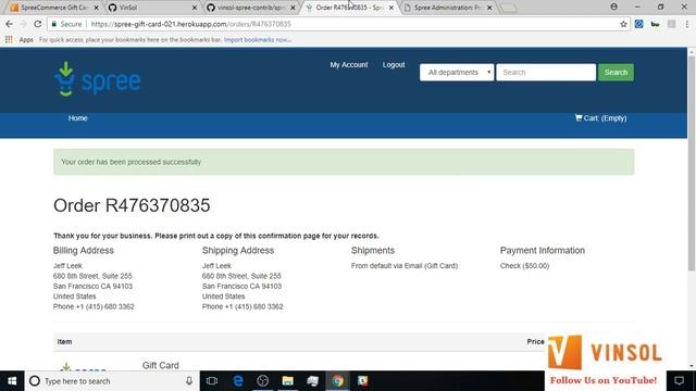 Tutorial #1: SpreeCommerce Gift Card Extension смотреть онлайн