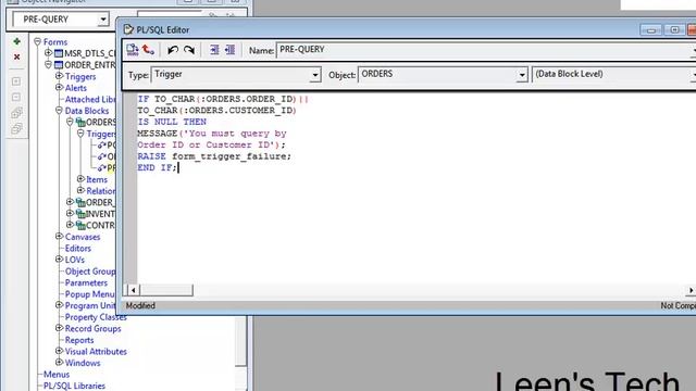 Oracle Forms 10g Tutorial in Bangla: Pre Query Trigger смотреть онлайн