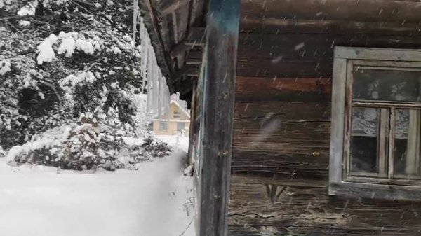 На хуторе в непогоду.