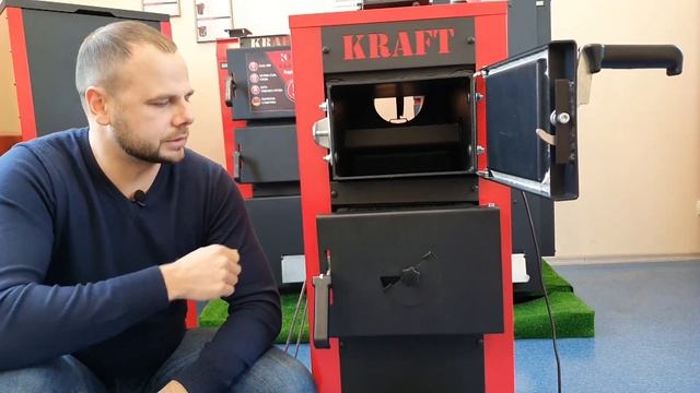 Твердопаливний котел Kraft серії Е new/Твердотопливный котёл Kraft серии Е new смотреть онлайн