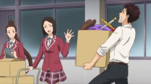 Весёлые деньки в общежитии монстров 1 сезон 23 серия «Тебе нравятся их лица?» (аниме-сериал, 2017)