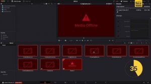 Media Offline в Davinci Resolve. Что делать?. LevelUp за минуту
