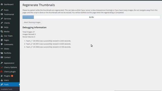 WordPress. How To Use Regenerate Thumbnails Plugin смотреть онлайн