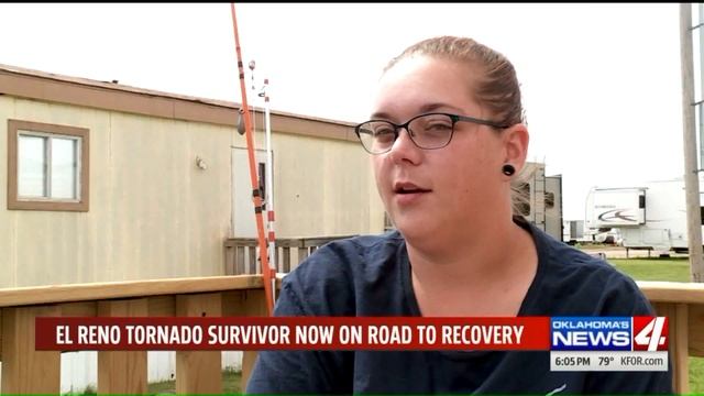 Survivor remembers moment EF-3 El Reno tornado destroyed home смотреть онлайн
